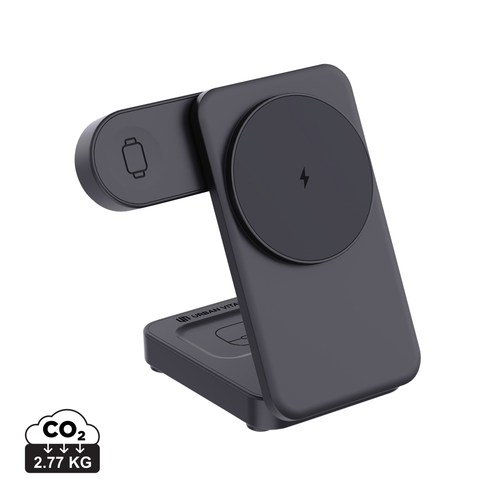 Urban Vitamin Arcadia 15W 3in1 Magnet-Charger aus RCS-rABS – bedruckbar Urban Vitamin Arcadia 15W 3in1 Magnet-Charger aus RCS-rABS – bedruckbar
