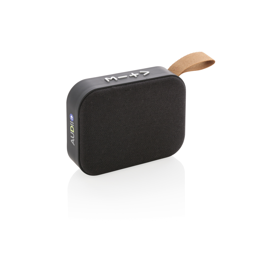 XD Collection Bluetooth-Lautsprecher 3W mit Stoffbezug, bedruckbar