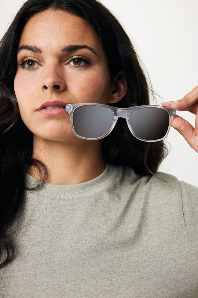 XD Collection Gleam Sonnenbrille aus RCS-recyceltem PC mit verspiegelten Gläsern