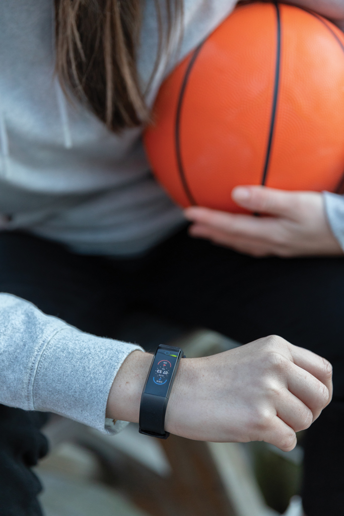 XD Collection Sense Fit Tracker aus recyceltem TPU mit Pulsmesser, bedruckbar XD Collection Sense Fit Tracker aus recyceltem TPU mit Pulsmesser, bedruckbar