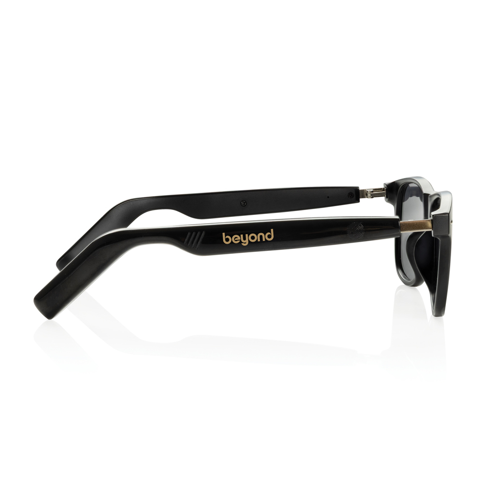 XD Collection Miro KI-Audiobrille mit Übersetzungsfunktion und UV400-Gläsern – mit Logo