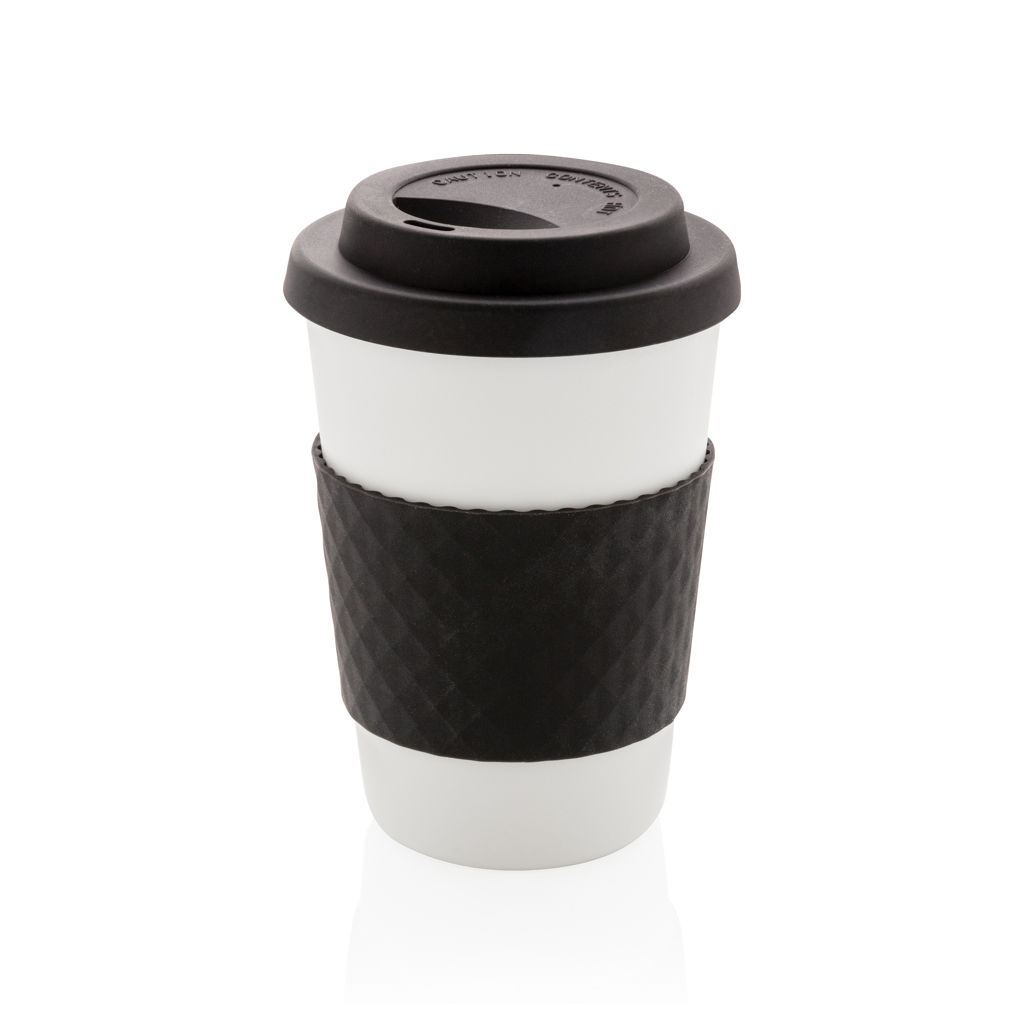 Wiederverwendbarer Kaffeebecher 270 ml mit Silikondeckel — XD Collection