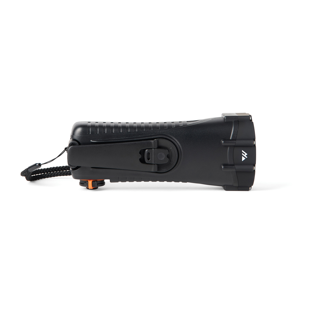 Nordic Drift Everest IPX8 Kurbel-Taschenlampe mit Powerbank, mit Logo bedruckbar