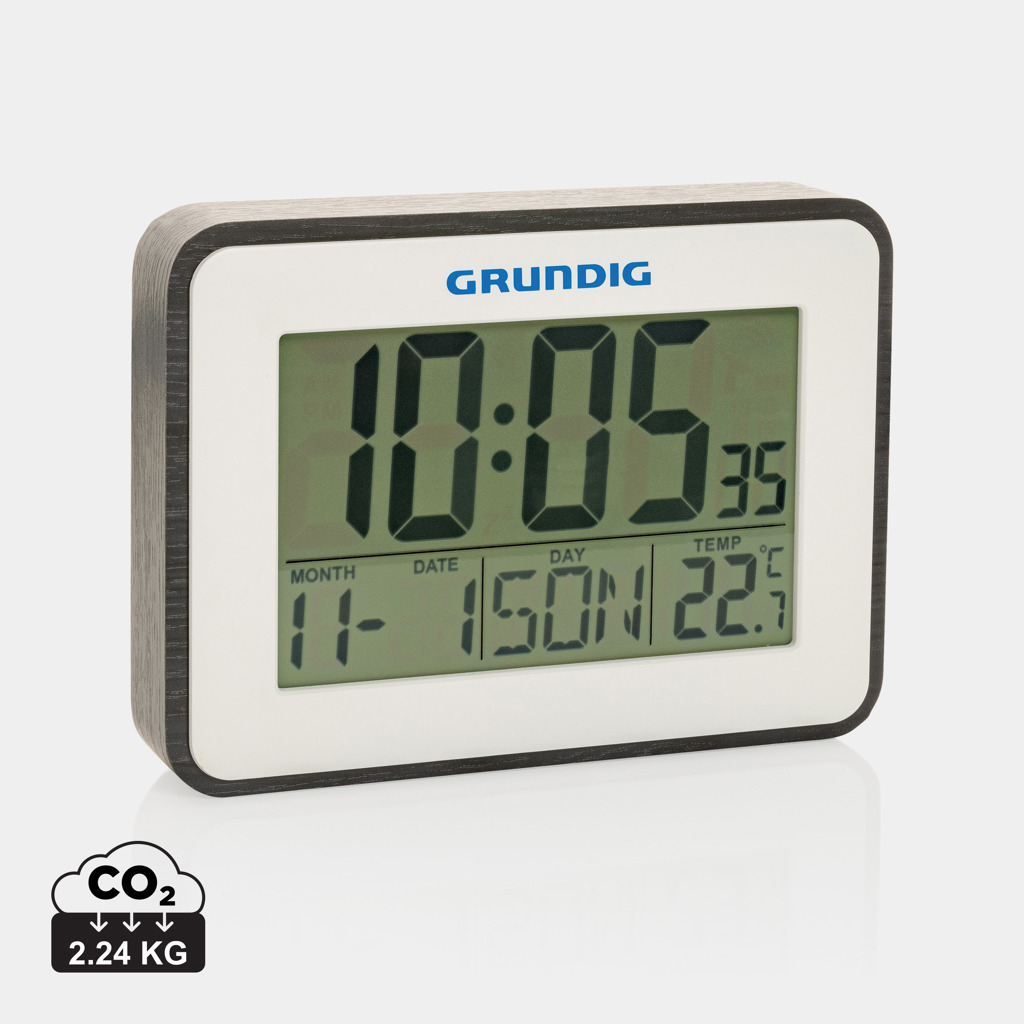 Digitales Thermometer, Wecker & Kalender Büro weiß