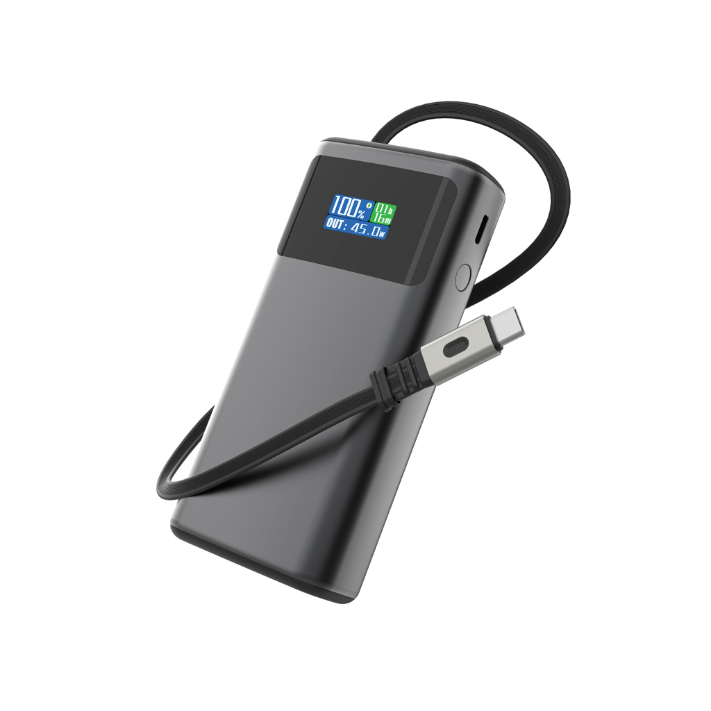 XD Xclusive Quantum RCS Powerbank 10.000mAh 45W mit TFT-Display, bedruckbar XD Xclusive Quantum RCS Powerbank 10.000mAh 45W mit TFT-Display, bedruckbar