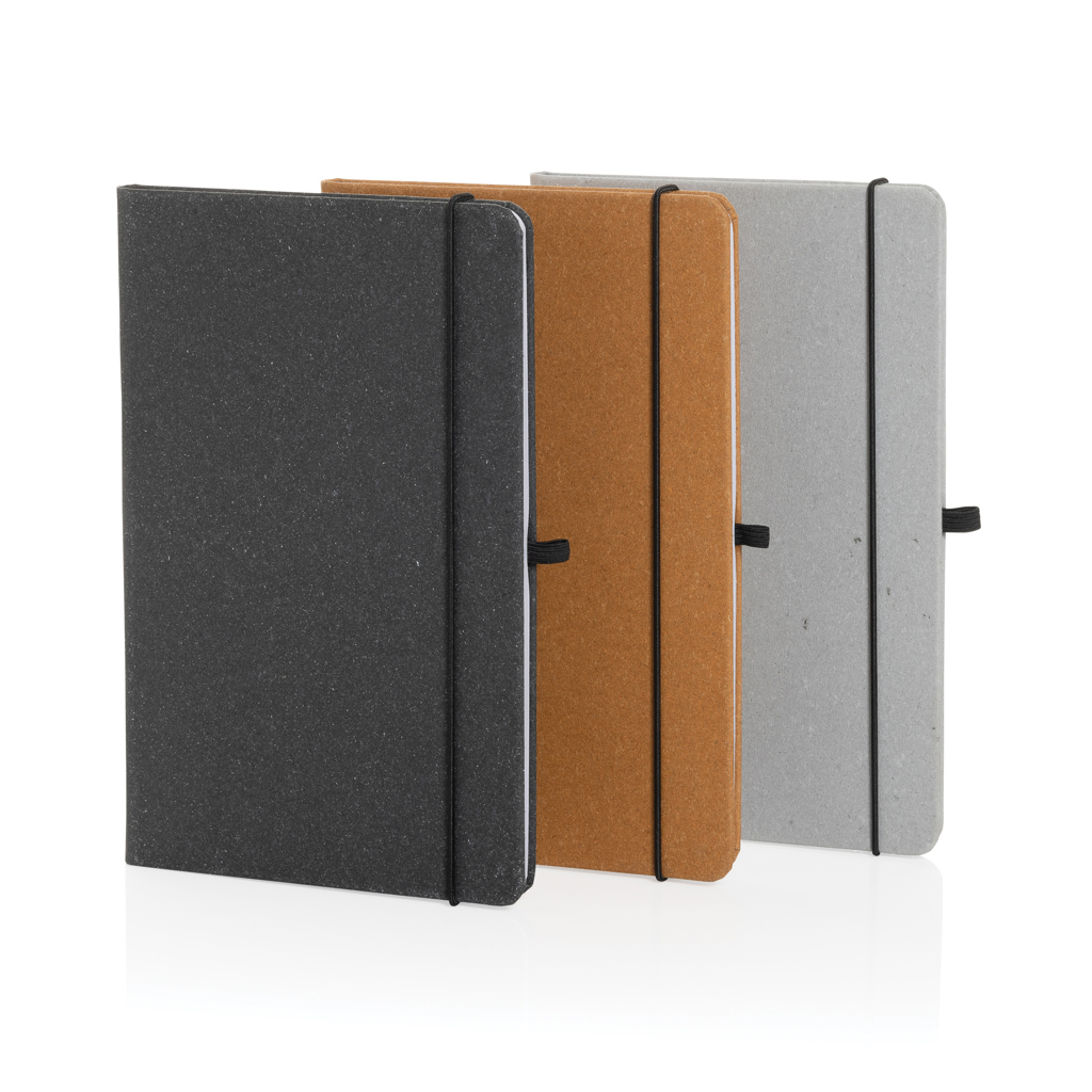 XD Collection A5 Notizbuch aus GRS recyceltem PU, Hardcover, bedruckbar