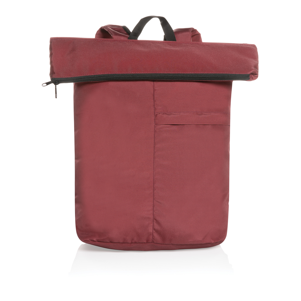 Dillon AWARE RPET faltbarer Lightweight-Rucksack mit Logo bedruckbar