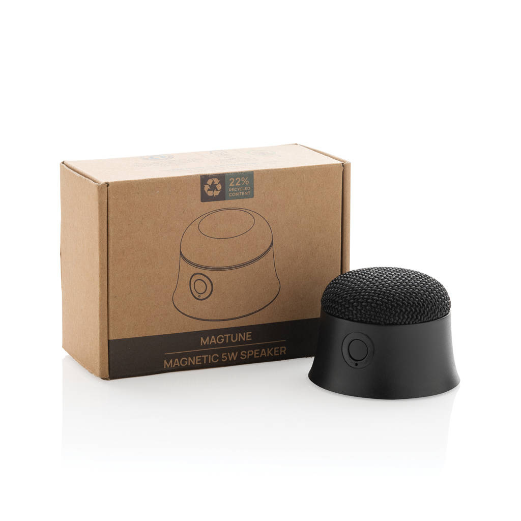 Magtune Magnetischer 5W Bluetooth-Lautsprecher aus recyceltem ABS Magtune Magnetischer 5W Bluetooth-Lautsprecher aus recyceltem ABS