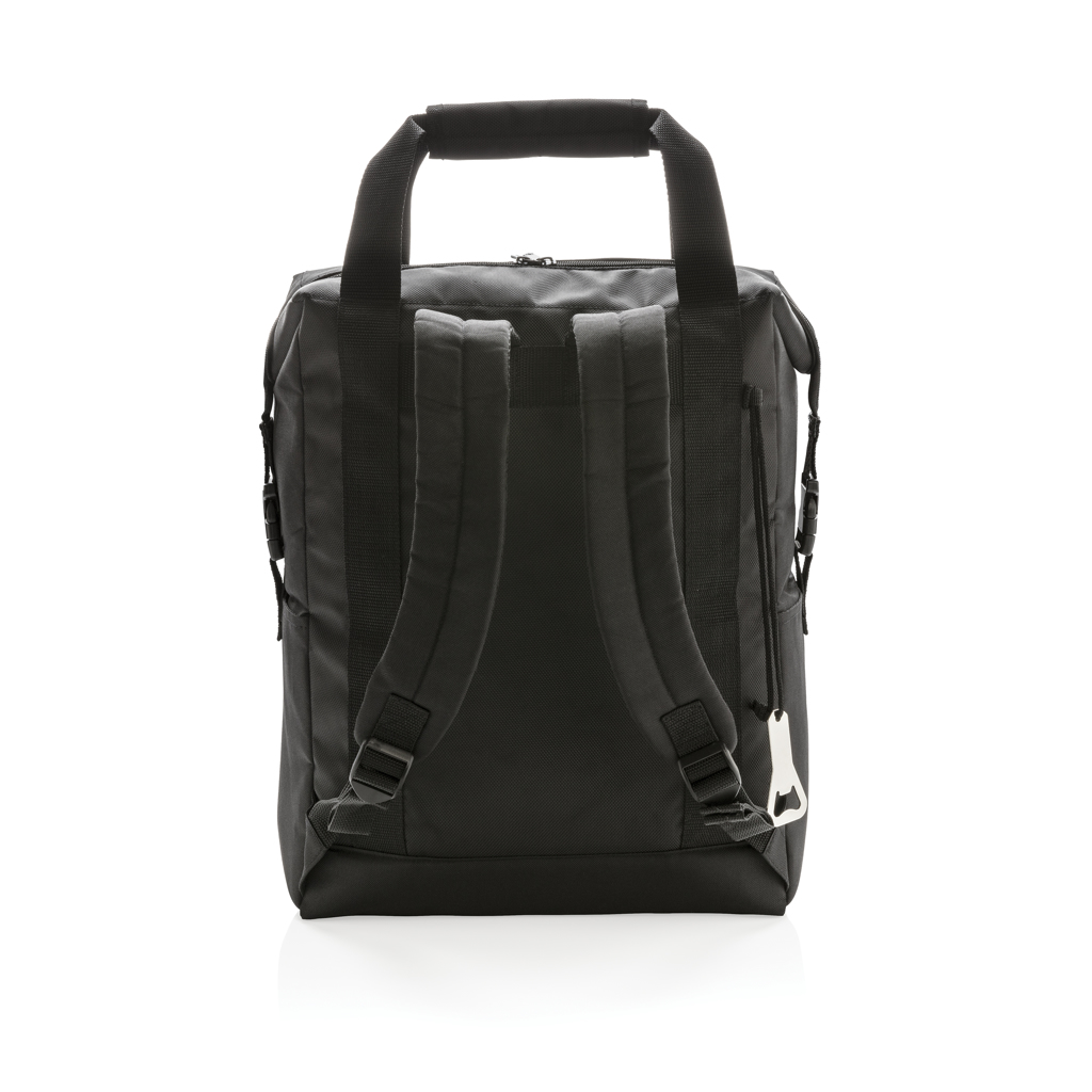 Swiss Peak XXL Kühltasche schwarz, PVC-frei, mit Logo bedruckbar