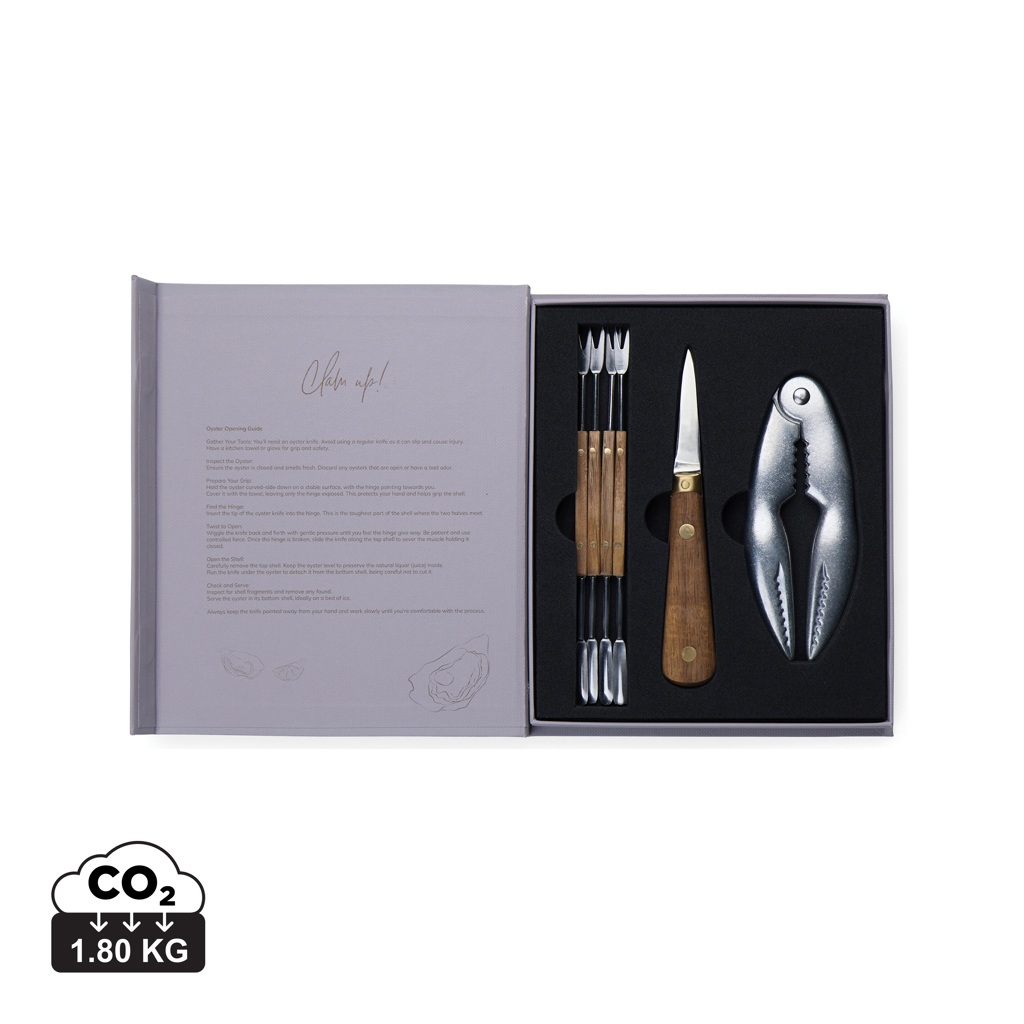 Vinga Story of Seafood Besteckset Edelstahl FSC-Eschenholz Vinga Story of Seafood Besteckset Edelstahl FSC-Eschenholz