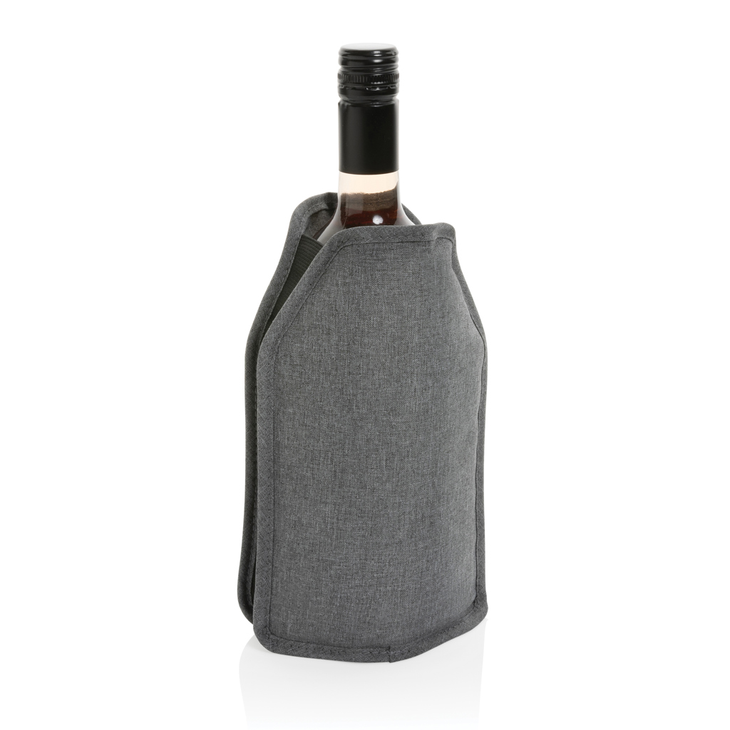 Vino AWARE rPET Weinkühler-Sleeve mit Logodruck Vino AWARE rPET Weinkühler-Sleeve mit Logodruck