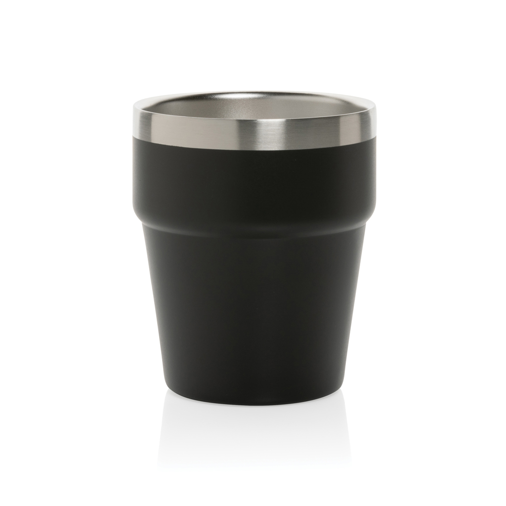Clark Doppelwandige RCS Kaffeetasse 300 ml aus recyceltem Edelstahl