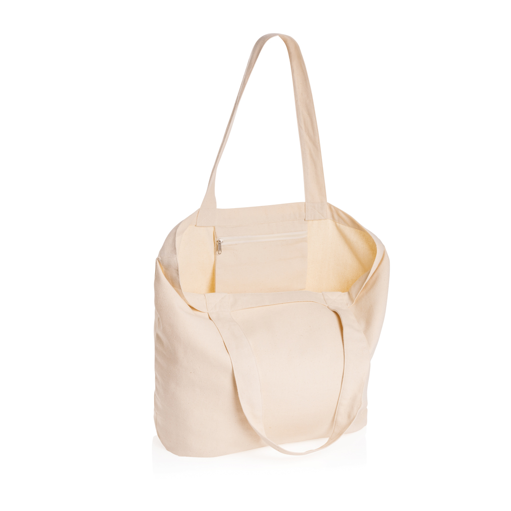 Impact AWARE 240g/m² rcCanvas Shopper mit Innentasche, ungefärbt Impact AWARE 240g/m² rcCanvas Shopper mit Innentasche, ungefärbt