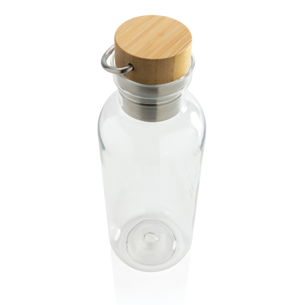 RCS rPET Trinkflasche mit FSC-Bambusdeckel und Griff, 680 ml — XD Collection RCS rPET Trinkflasche mit FSC-Bambusdeckel und Griff, 680 ml — XD Collection