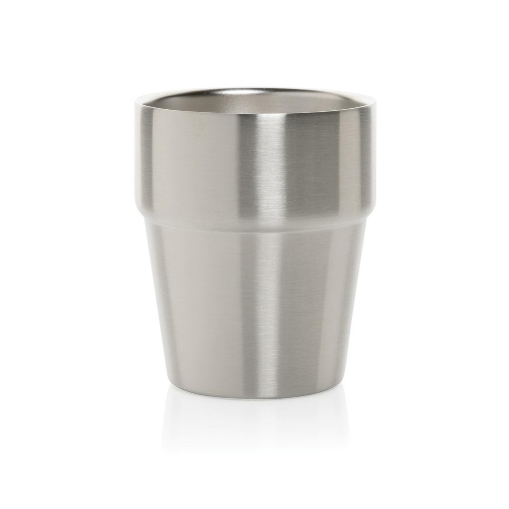 Clark Doppelwandige RCS Kaffeetasse 300 ml aus recyceltem Edelstahl Clark Doppelwandige RCS Kaffeetasse 300 ml aus recyceltem Edelstahl