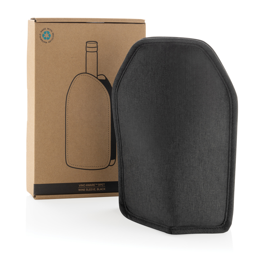 Vino AWARE rPET Weinkühler-Sleeve mit Logodruck