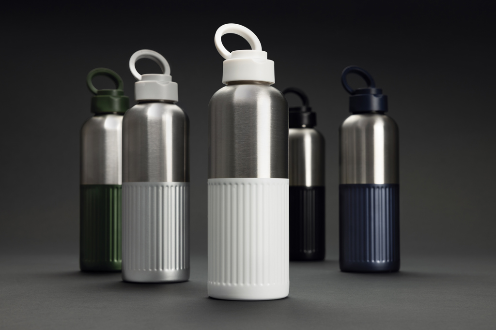 XD Xclusive Ripple RCS Edelstahl-Wasserflasche 750 ml mit Lasergravur
