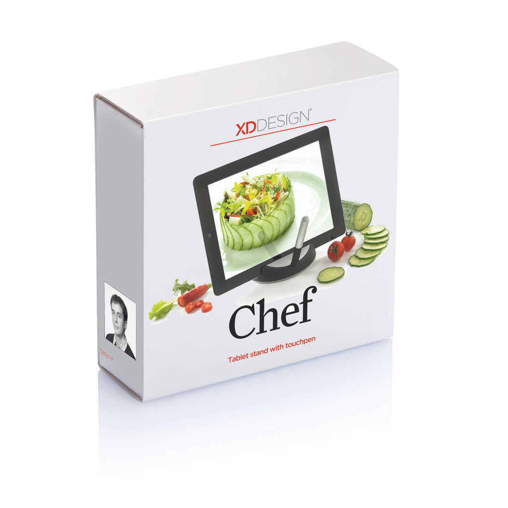 XD Design Chef Tabletständer mit integriertem Touchpen für die Küche