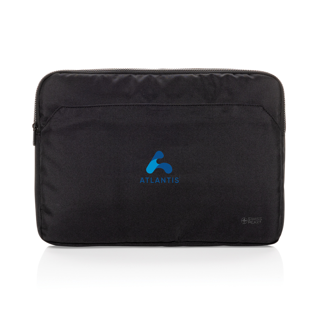 Swiss Peak Aware rPET Laptop Sleeve 15,6 Zoll, bedruck- und bestickbar