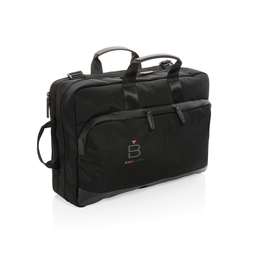 Swiss Peak AWARE 2-in-1 Executive Laptop-Rucksack aus recyceltem PET — bedruckbar Swiss Peak AWARE 2-in-1 Executive Laptop-Rucksack aus recyceltem PET — bedruckbar