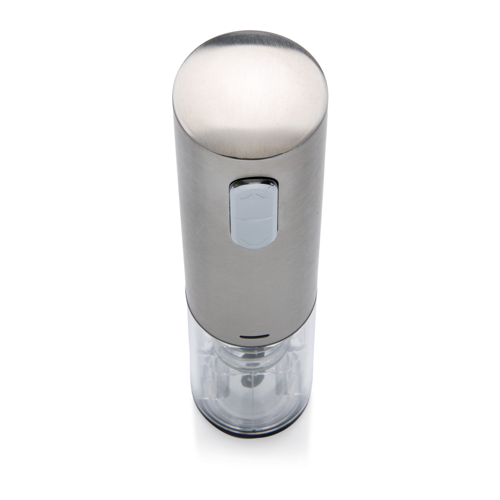 XD Collection Elektrischer Weinöffner USB-aufladbar mit LED-Licht — veredelbar mit Tampondruck oder Lasergravur XD Collection Elektrischer Weinöffner USB-aufladbar mit LED-Licht — veredelbar mit Tampondruck oder Lasergravur