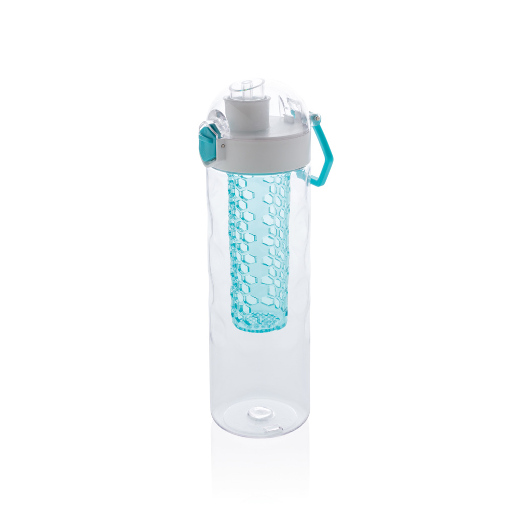 XD Xclusive Honeycomb Aromaflasche 700 ml türkis, Tritan BPA-frei, mit Logo bedruckbar XD Xclusive Honeycomb Aromaflasche 700 ml türkis, Tritan BPA-frei, mit Logo bedruckbar