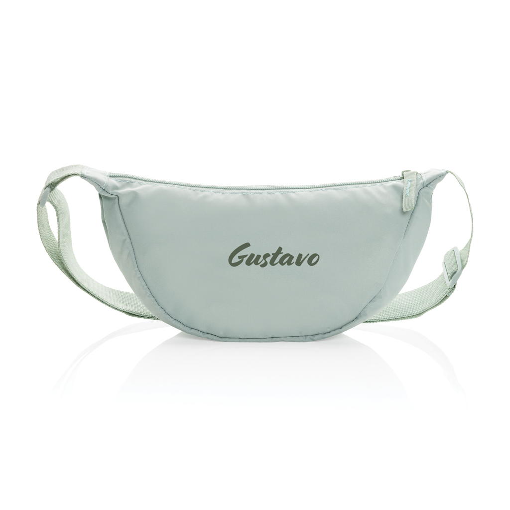 XD Collection Crescent AWARE RPET Sling-Tasche, recyceltes Polyester, bedruckbar XD Collection Crescent AWARE RPET Sling-Tasche, recyceltes Polyester, bedruckbar