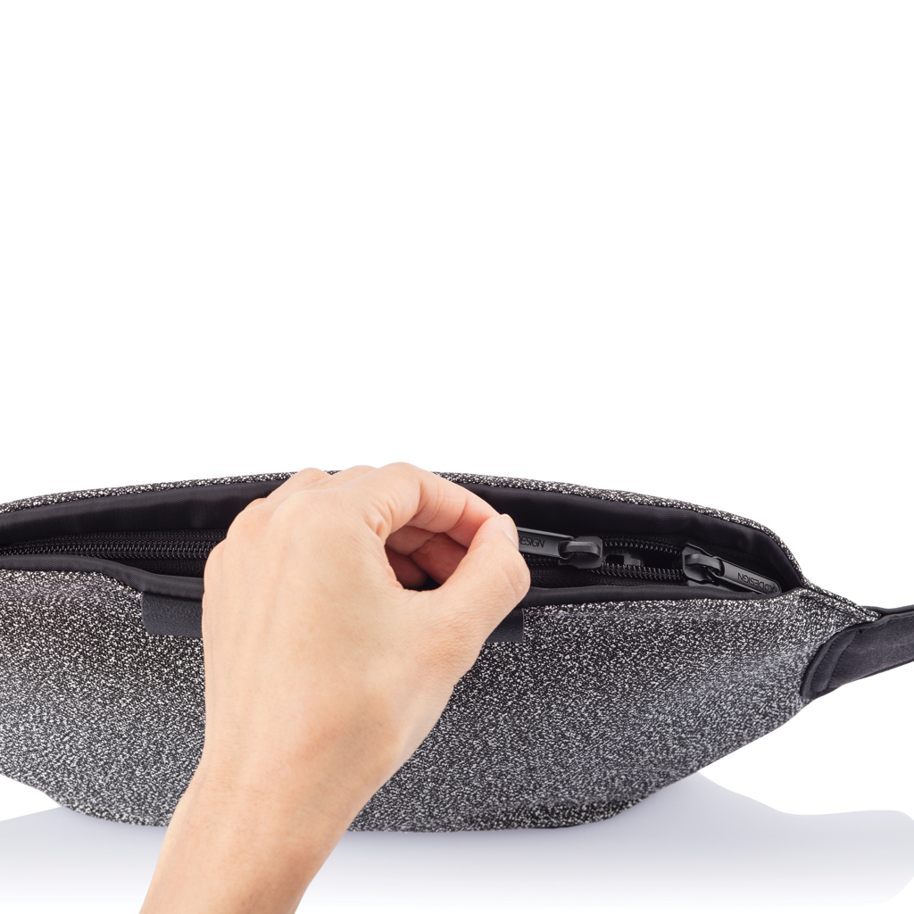 XD Design Urban Anti-Diebstahl-Gürteltasche aus schnittfestem Polyester, bedruckbar XD Design Urban Anti-Diebstahl-Gürteltasche aus schnittfestem Polyester, bedruckbar