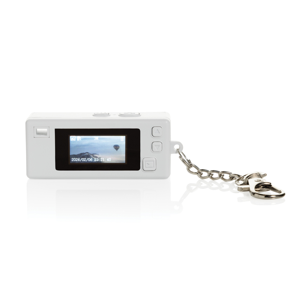 XD Xclusive Cliq It Kamera-Schlüsselanhänger mit Farbdisplay, bedruckbar mit Logo