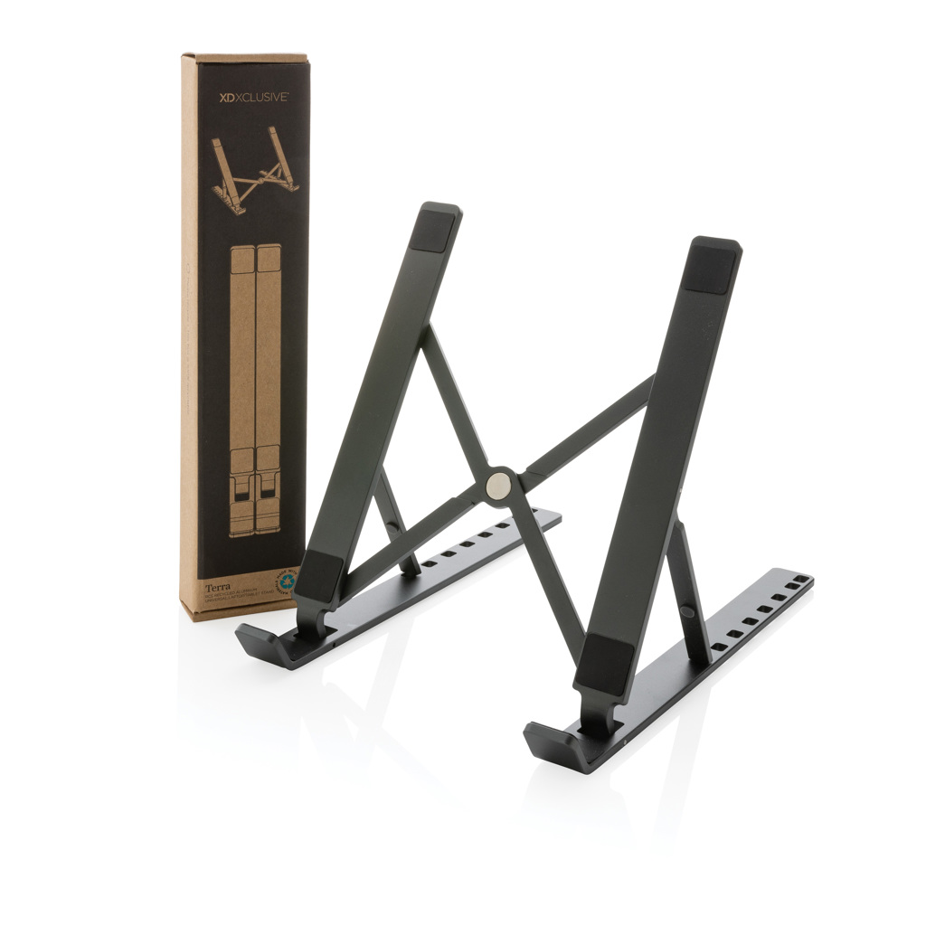 Terra RCS Aluminium-Stand, faltbar & ergonomisch – Ideal für Events mit Logo
