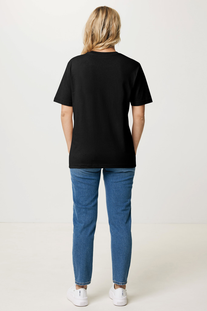 IQONIQ Teide Unisex Boxy-Fit T-Shirt aus Recycling- und Bio-Baumwolle, bedruckbar