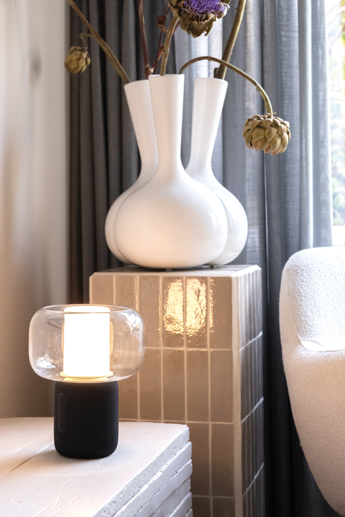 XD Xclusive Lux 10W Lautsprecherlampe aus RCS-recyceltem Kunststoff mit Logo-Werbeanbringung XD Xclusive Lux 10W Lautsprecherlampe aus RCS-recyceltem Kunststoff mit Logo-Werbeanbringung