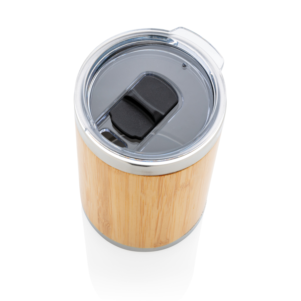 Bambus Coffee-To-Go Becher 270ml, 304 Edelstahl – braun Bambus Coffee-To-Go Becher 270ml, 304 Edelstahl – braun