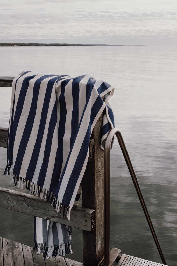 VINGA Ornos GRS Hamam-Familientuch 180×180 cm — bestickbar & bedruckbar