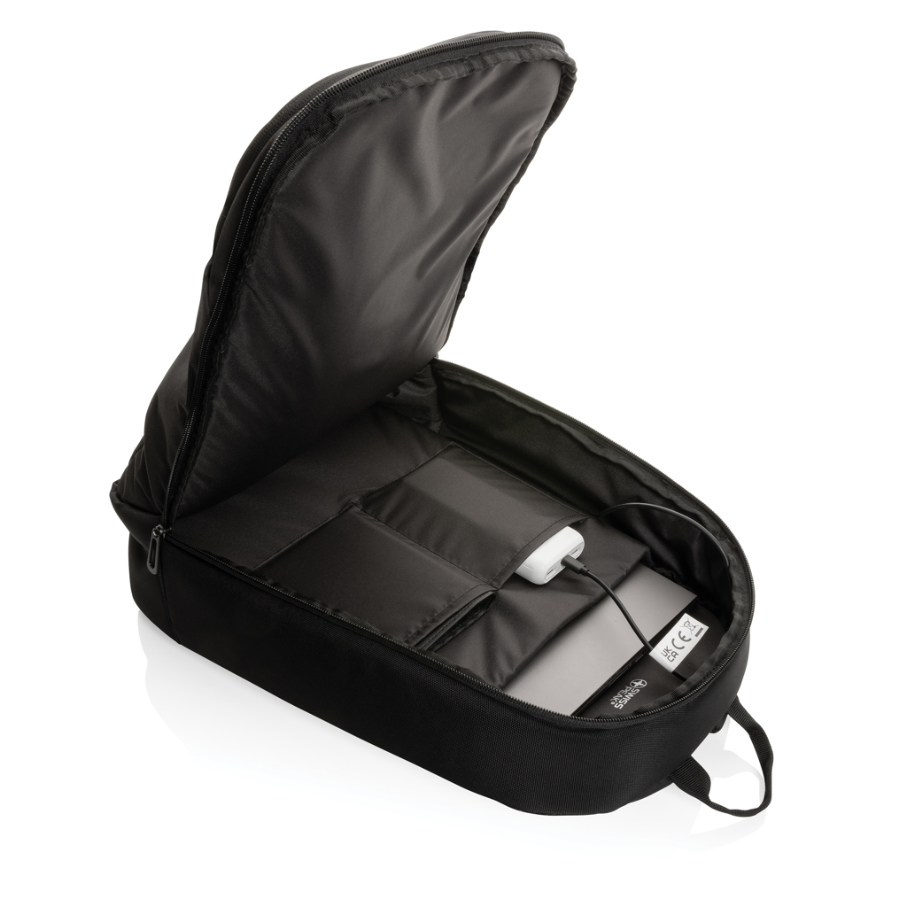 Swiss Peak AWARE Laptop-Rucksack 15,6 Zoll aus recyceltem PET, bedruckbar Swiss Peak AWARE Laptop-Rucksack 15,6 Zoll aus recyceltem PET, bedruckbar