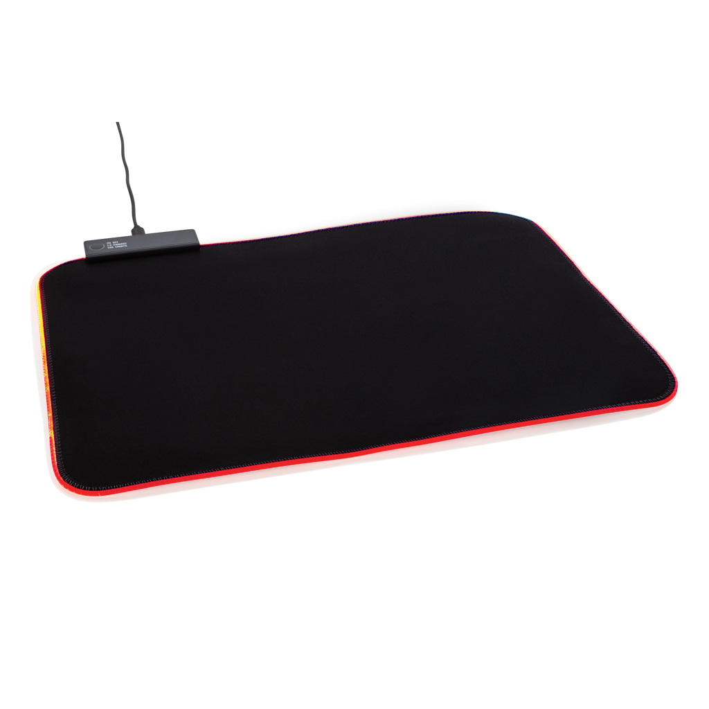 RGB Pro Gaming Mauspad, PVC-frei & rutschfest – schwarz RGB Pro Gaming Mauspad, PVC-frei & rutschfest – schwarz