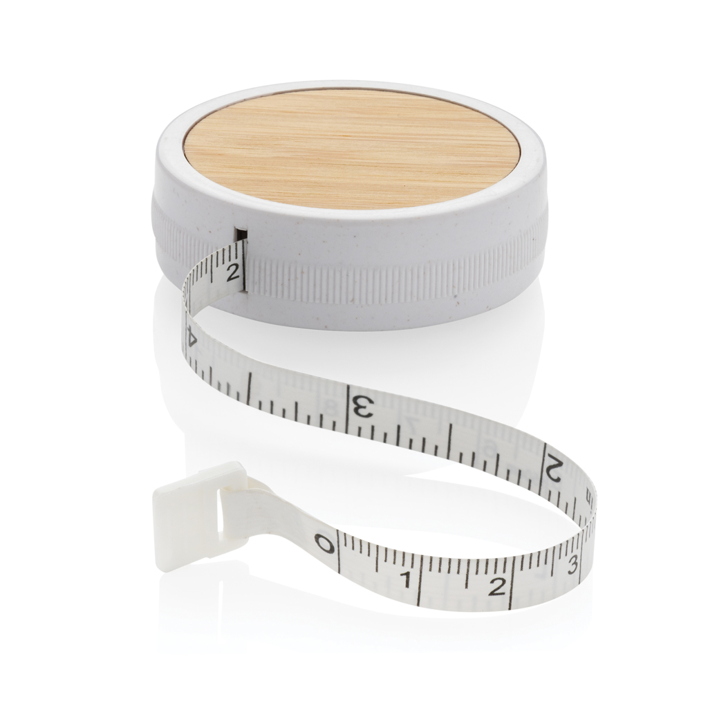 XD Collection Schneidermaßband P110.03 — RCS-recyceltes ABS mit FSC®-Bambus, bedruckbar XD Collection Schneidermaßband P110.03 — RCS-recyceltes ABS mit FSC®-Bambus, bedruckbar