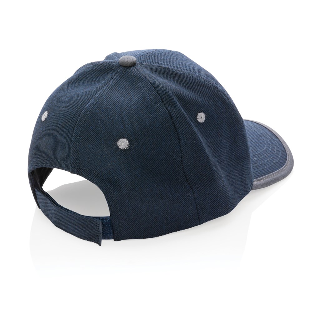 Impact Cap Brushed rCotton Dunkelgrau – Strahlendes Werbegeschenk mit Logo