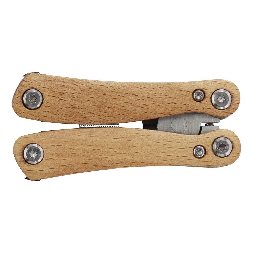 Anderson Adventure Pro Multitool aus Edelstahl mit Holzgriffen