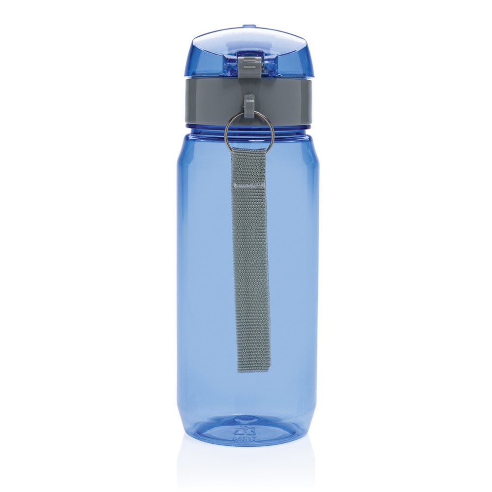 RPET AquaGrip 600ml Blau – Ideales Kundenbindungsgeschenk mit Logo