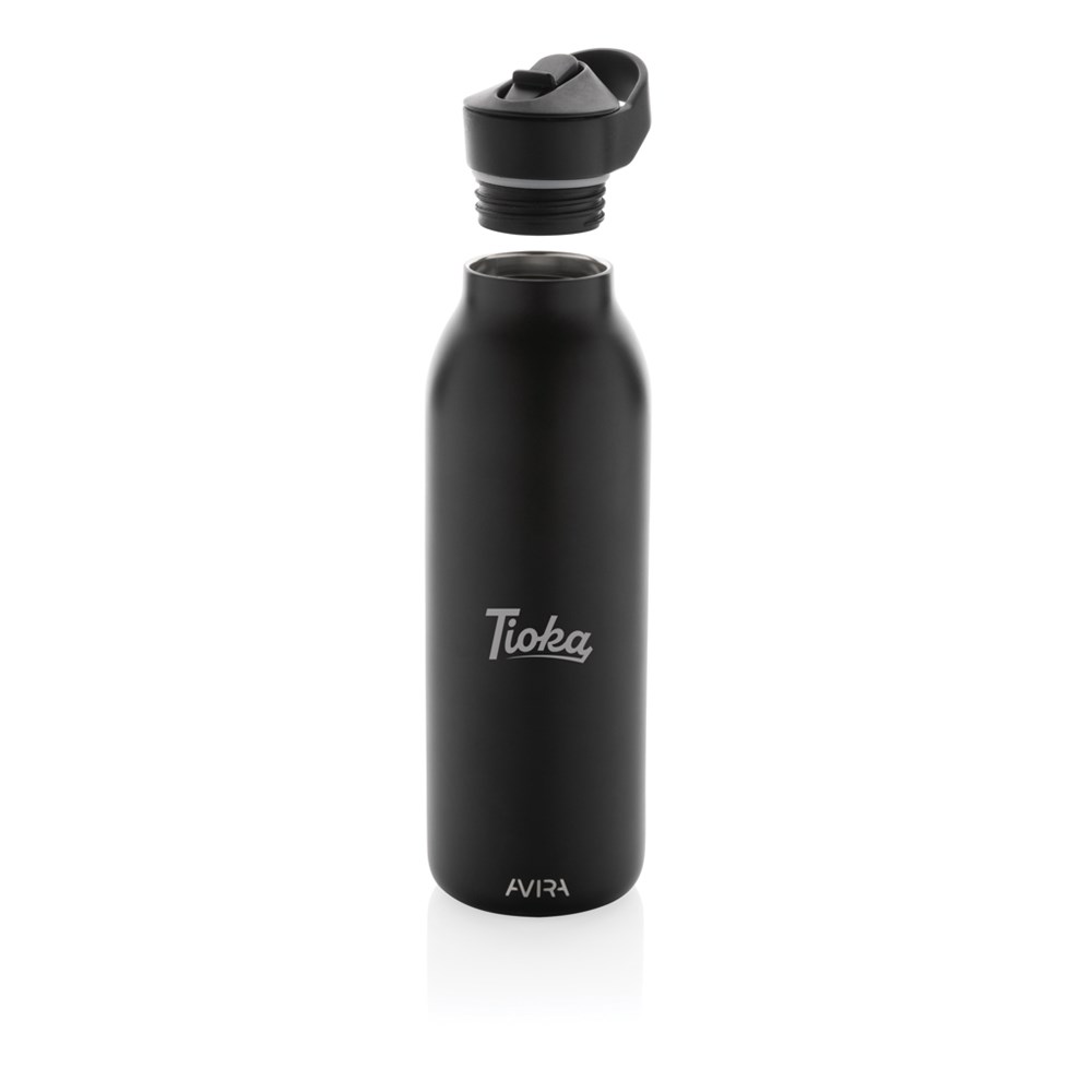 Ara Re-Steel Fliptop Sportflasche 500ml - Innovatives Werbegeschenk mit Logo