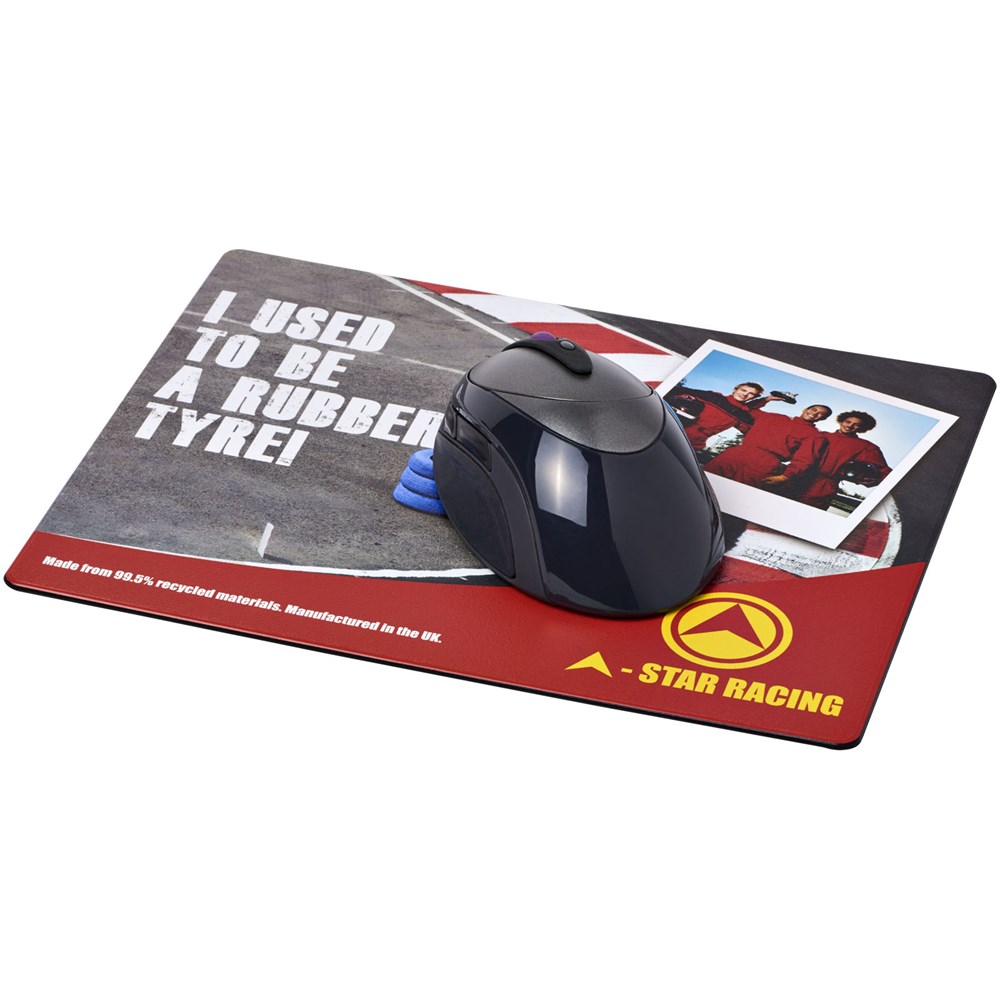 EcoGrip Brite-Mat® Mousepad aus Reifen, perfekt bedruckbar für Events