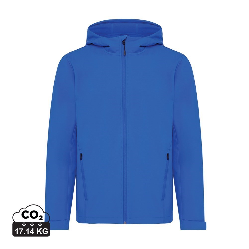 Makalu Herren Softshelljacke aus recyceltem Polyester – Vielseitiger Werbeartikel mit Logo