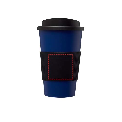 Americano® 350ml ThermoCup mit Silikonring – Ideal für Events & Logos