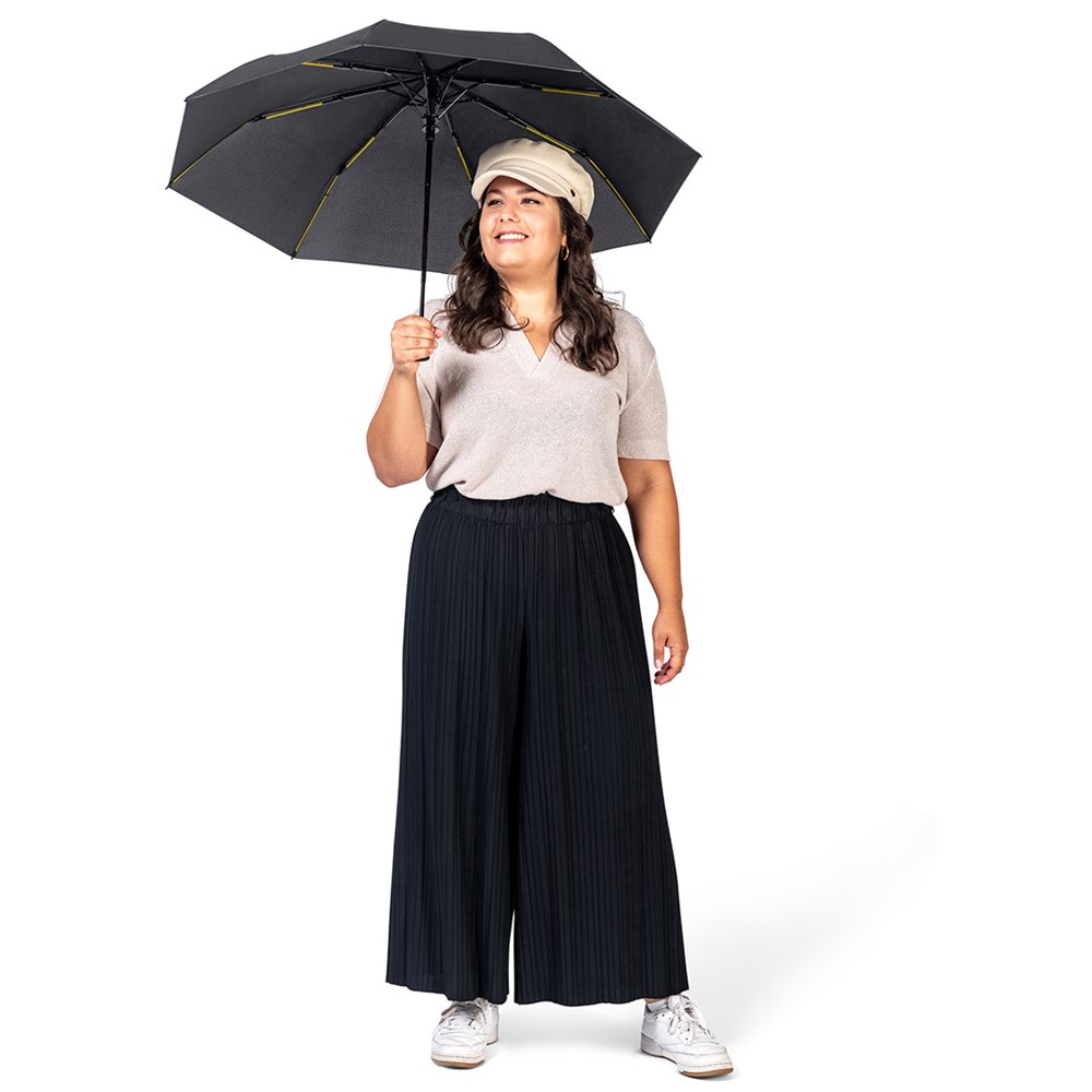 FARE® Mini Style Windproof-Schirm aus recycelten PET-Flaschen, Werbegeschenk