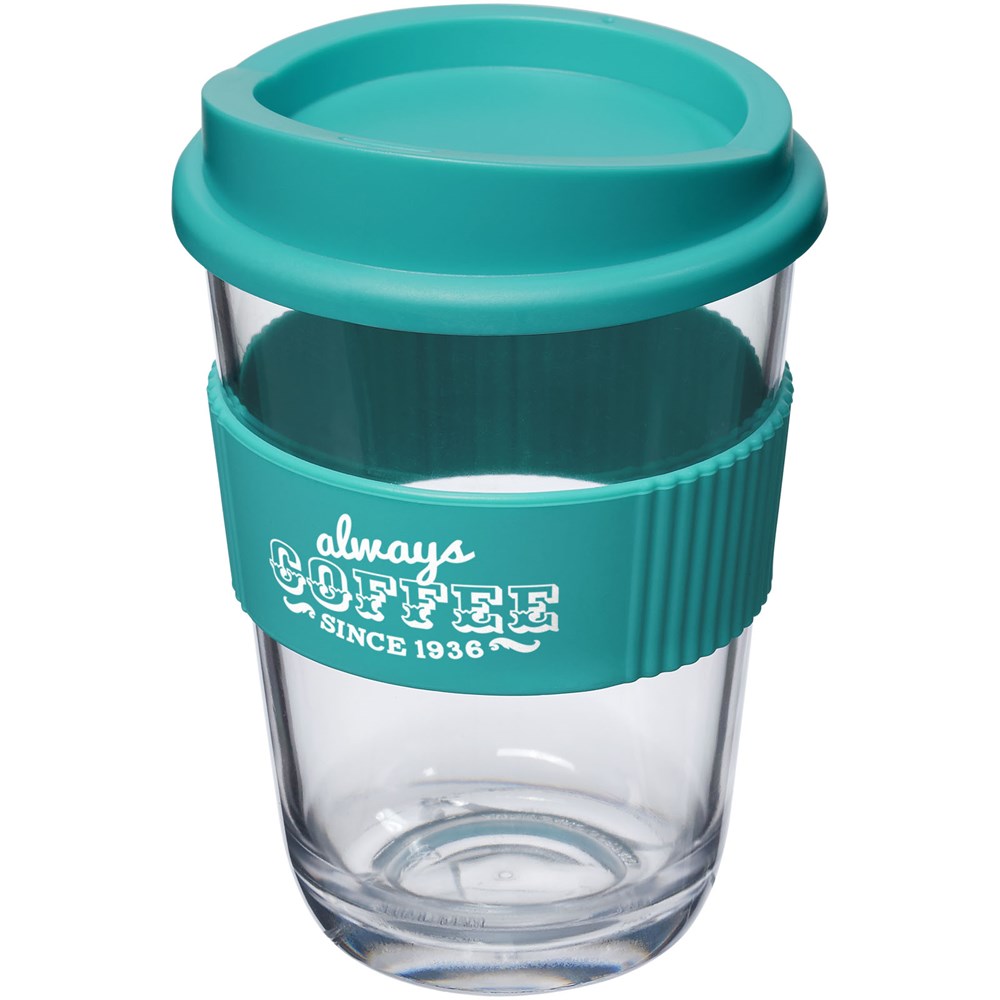 Glasklarer 300 ml Americano® Becher – Werbehighlight mit Logo