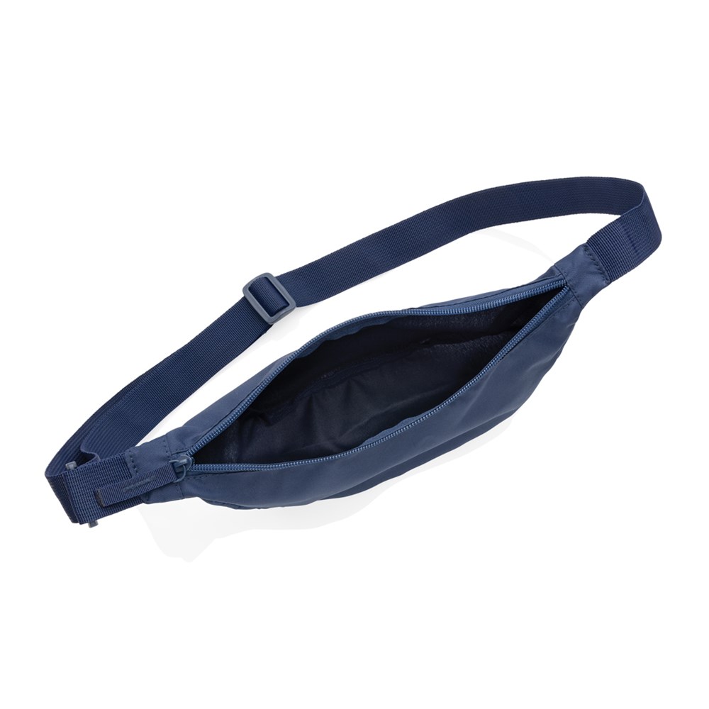 Crescent AWARE RPET Half-Moon Sling Tasche schwarz – Innovativer Begleiter für Events und Messen