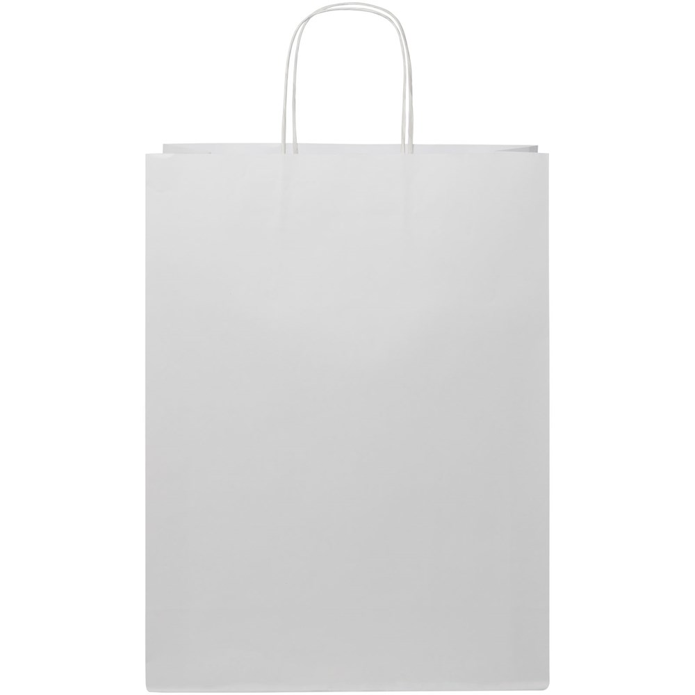 Kraftpapier-Tasche XXL 120 g/m² – Praktisches Werbeaccessoire mit Logo