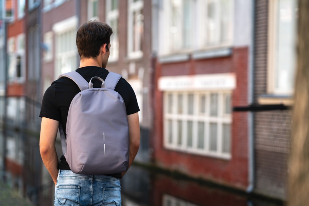 Bobby Soft Rucksack mit RFID-Schutz und USB-Port – Vielseitiges Werbegeschenk für Uni und Reisen