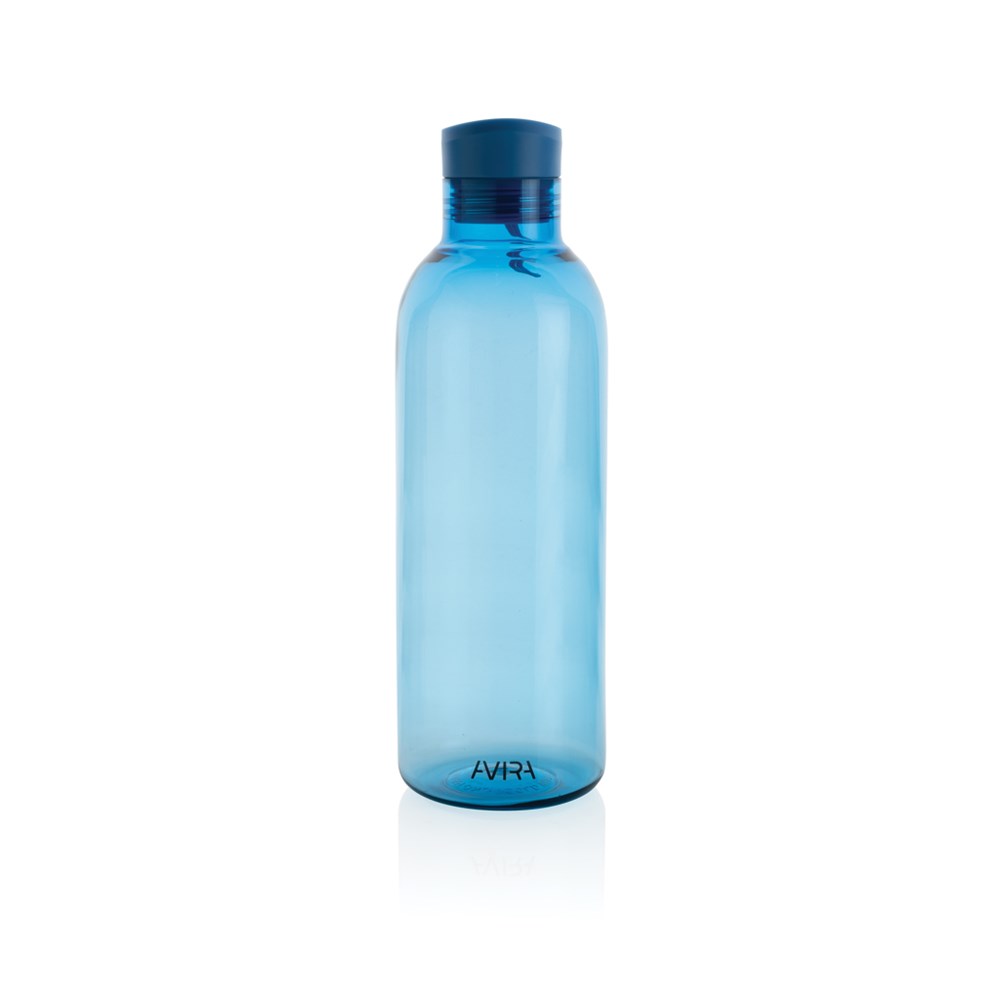 Atik RCS Flasche 1L RPET Blau – Elegantes Werbegeschenk für Events